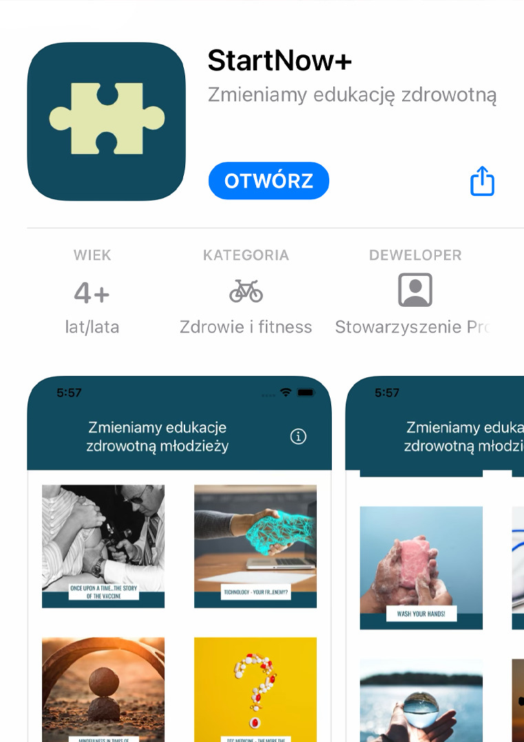 Aplikacja StartNow+